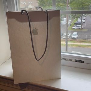 Empty Apple gift bag